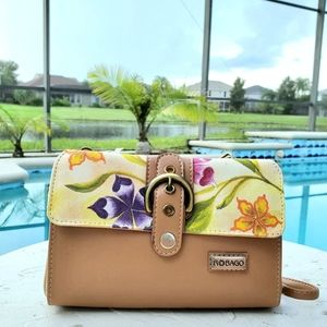 Robago women's hand-made wallet purce - Nature